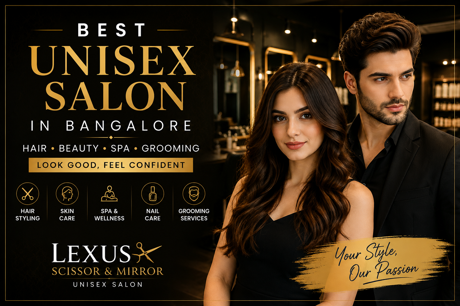 Best Unisex Salon in Bangalore for Hair, Beauty & Grooming Services