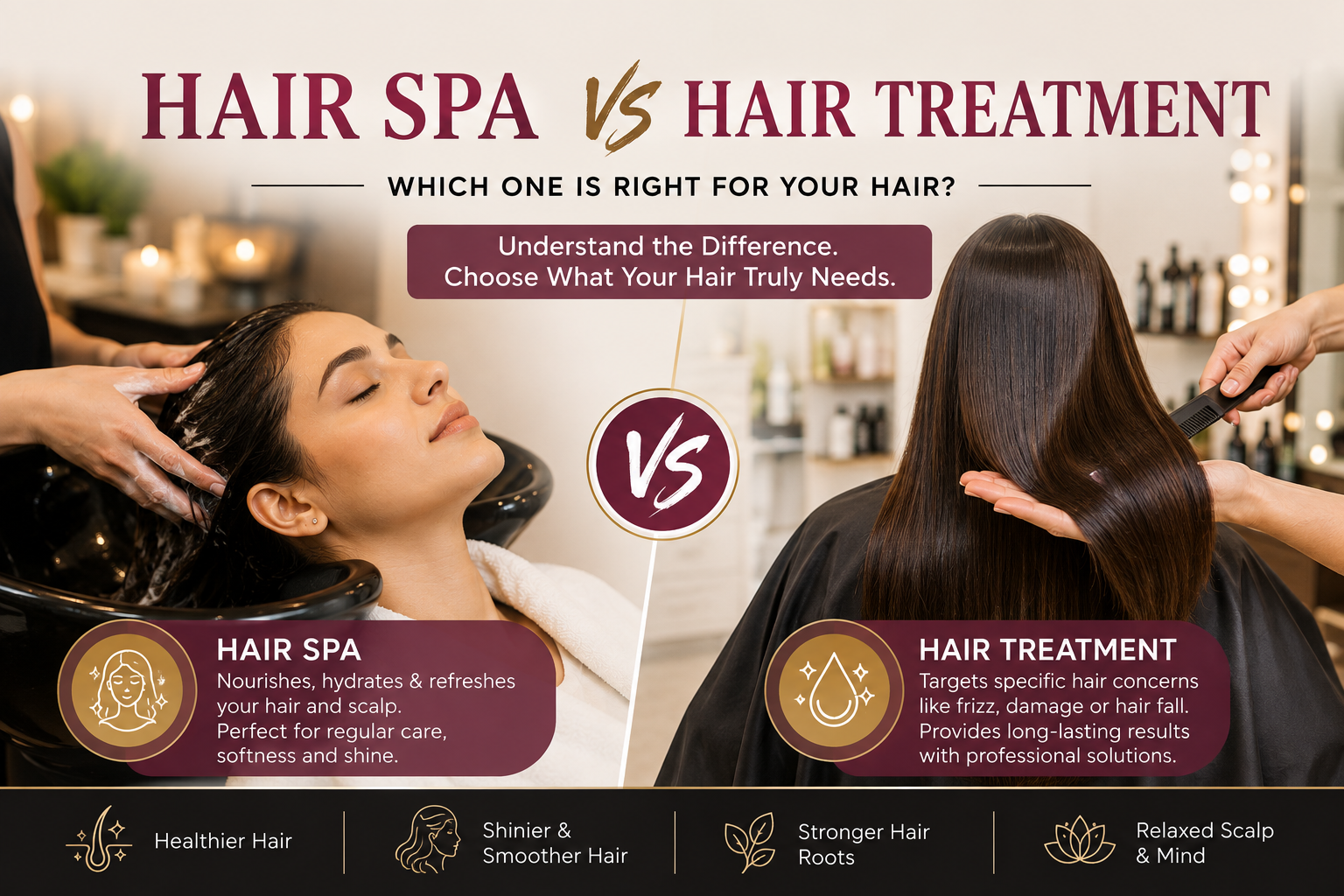 Hair Spa vs Hair Treatment: Which One Is Right for Your Hair?